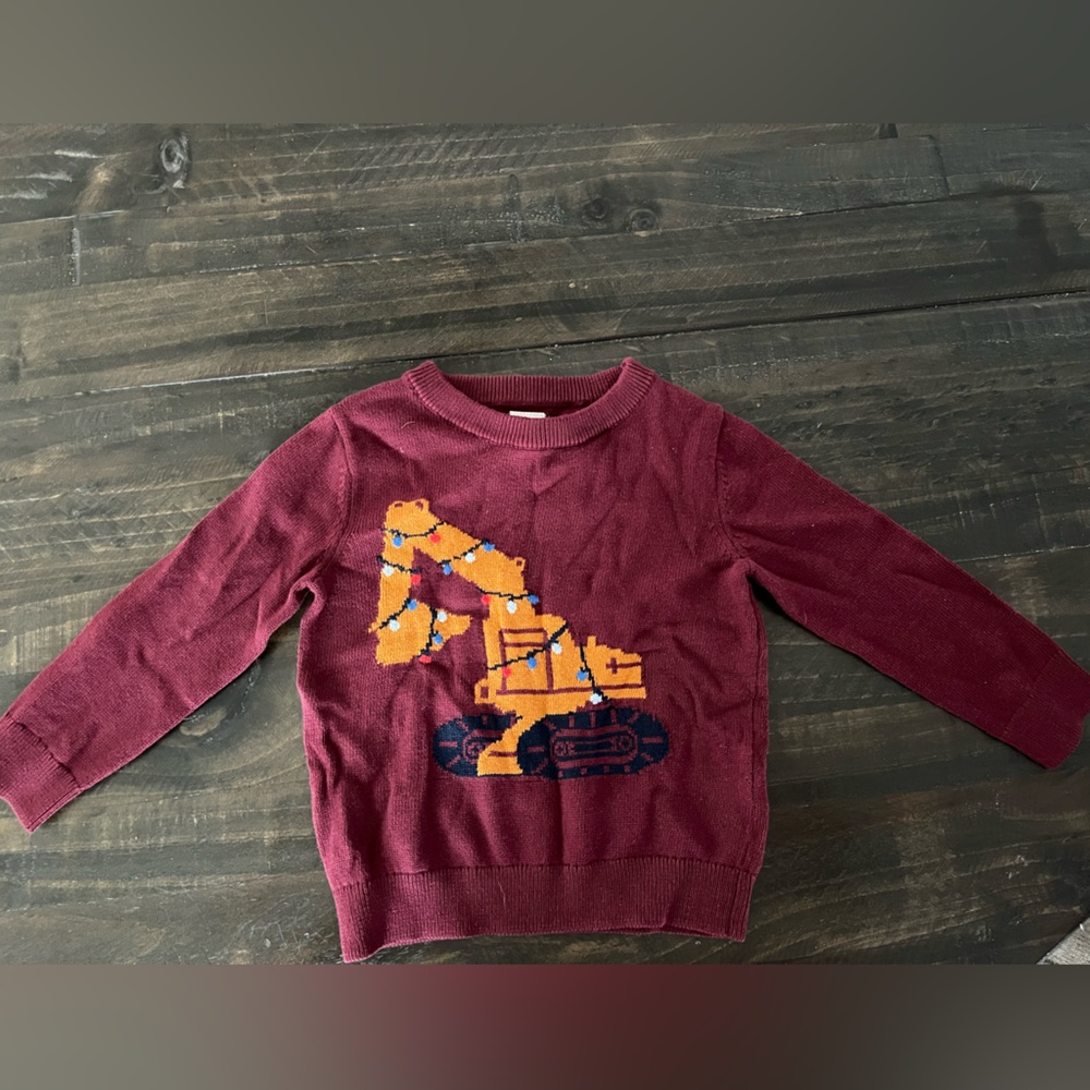 Gap Baby Christmas Construction Sweater 18-24 months NWT